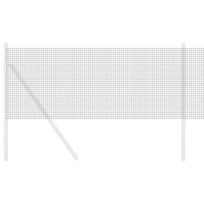 Load image into Gallery viewer, Vidaxl gelaste draadhek grijs 0.8 x 50 m
