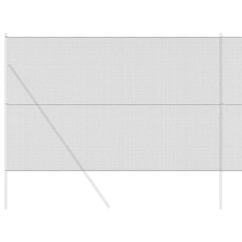 Load image into Gallery viewer, Vidaxl gelaste draadhek grijs 1.5 x 50 m
