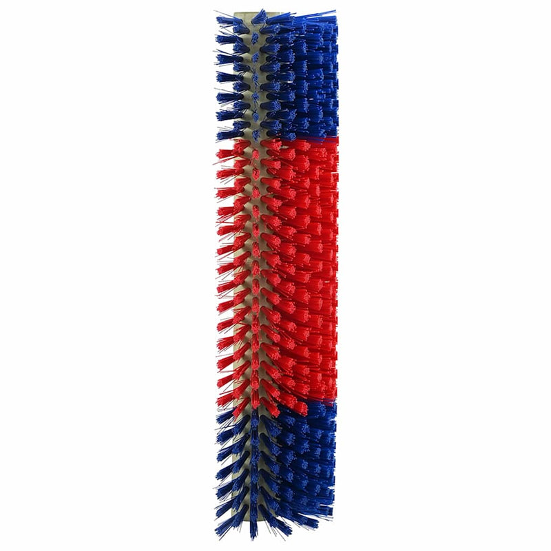 Load image into Gallery viewer, Vidaxl vee borstels rood en blauw 20 x 9 x 50 cm kunststof en staal
