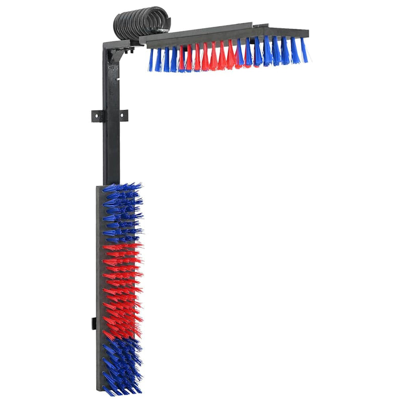 Load image into Gallery viewer, Vidaxl vee borstels verstelbaar rood en blauw 84 x 10 x 91 cm pvc
