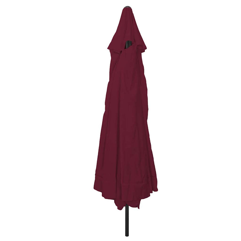 Load image into Gallery viewer, Vidaxl tuinparasol bordeaux rood 395 x 395 x 245 cm polyester en staal

