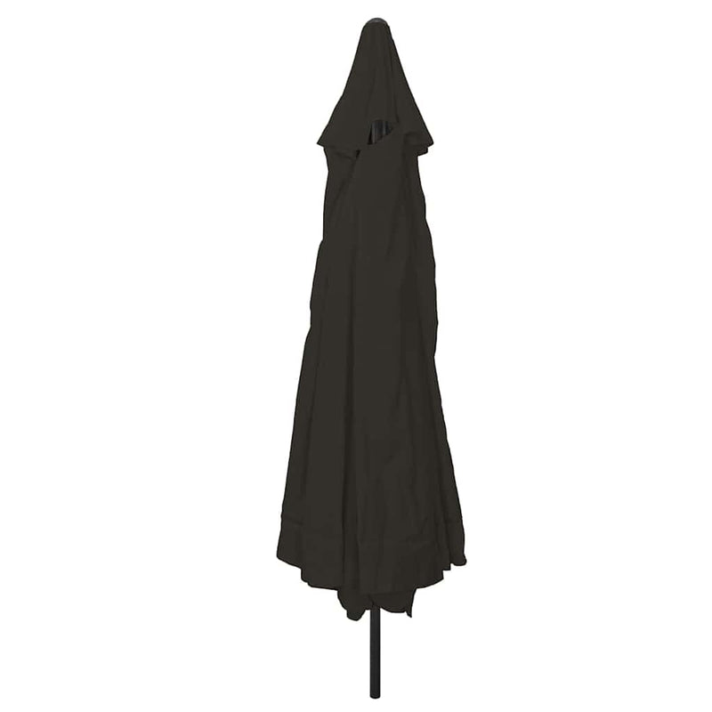 Load image into Gallery viewer, Vidaxl tuinparasol zwart 395 x 395 x 245 cm polyester en staal
