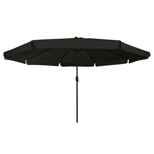 Vidaxl tuinparasol zwart 395 x 395 x 245 cm polyester en staal