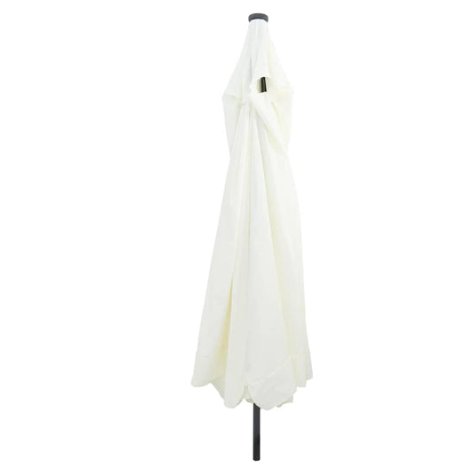 Vidaxl tuinparasol zand en antraciet 395 x 395 x 245 cm polyester