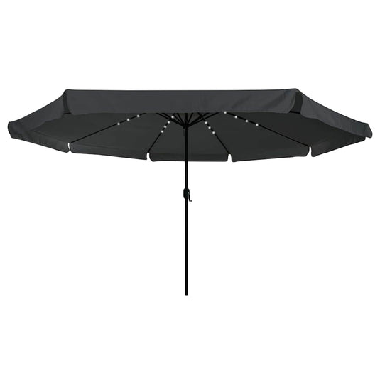 Vidaxl tuinparasol antraciet 395 x 395 x 245 cm polyester