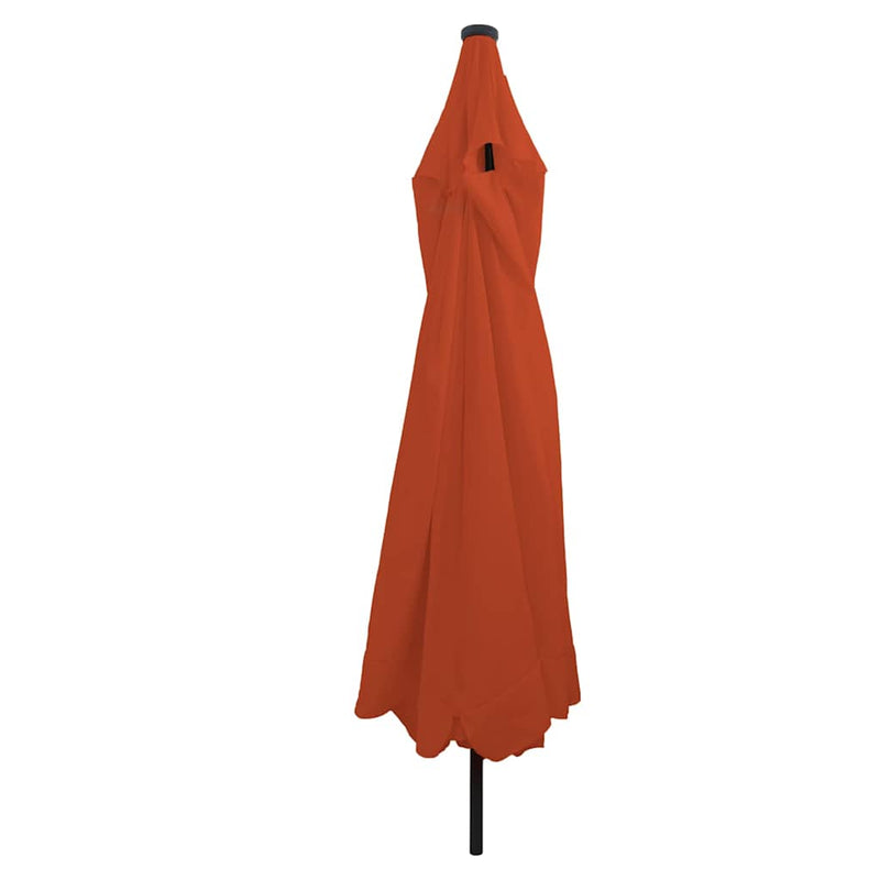 Load image into Gallery viewer, Vidaxl tuinparasol terracotta 395 x 395 x 245 cm polyester
