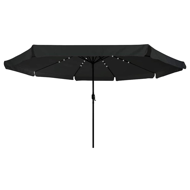 Load image into Gallery viewer, Vidaxl tuinparasol zwart 395 x 395 x 245 cm polyester
