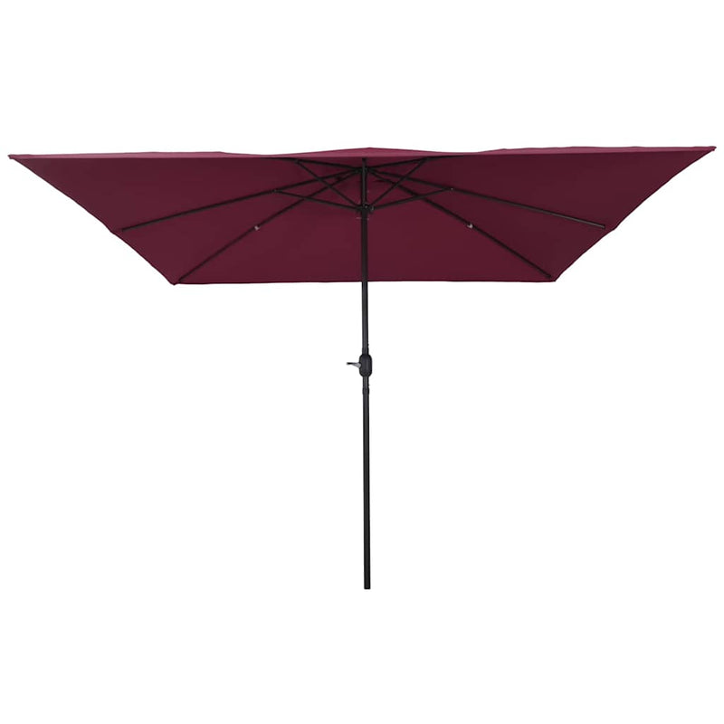 Load image into Gallery viewer, Vidaxl tuinparasol bordeaux rood 295 x 295 x 245 cm polyester en staal
