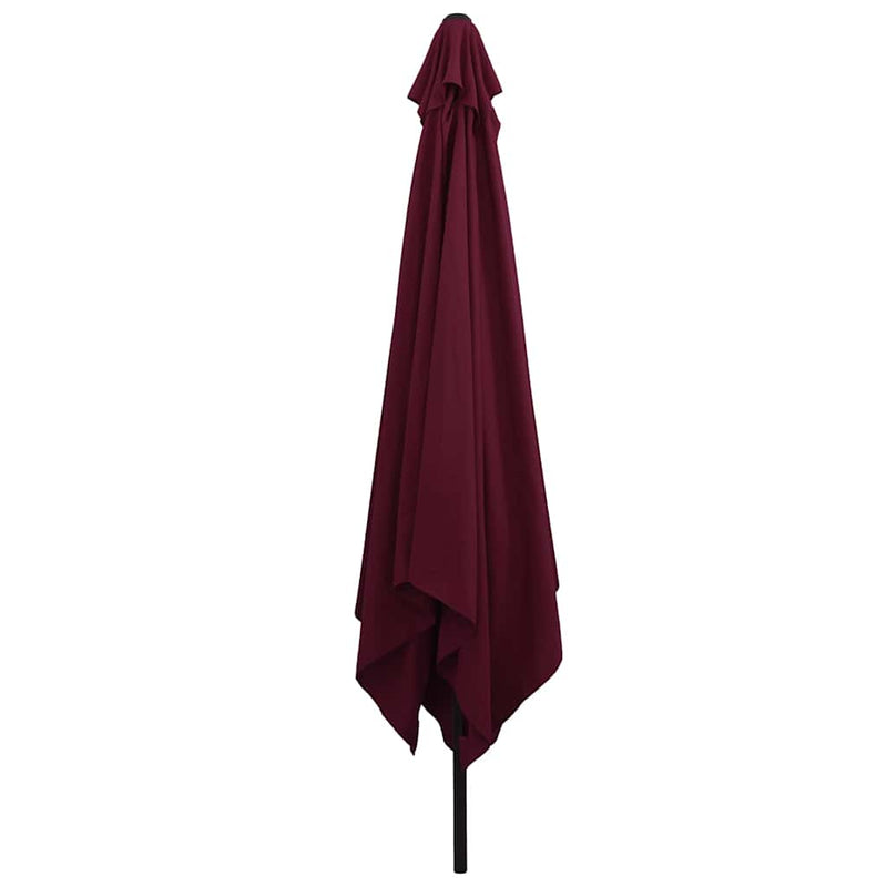 Load image into Gallery viewer, Vidaxl tuinparasol bordeaux rood 295 x 295 x 245 cm polyester en staal
