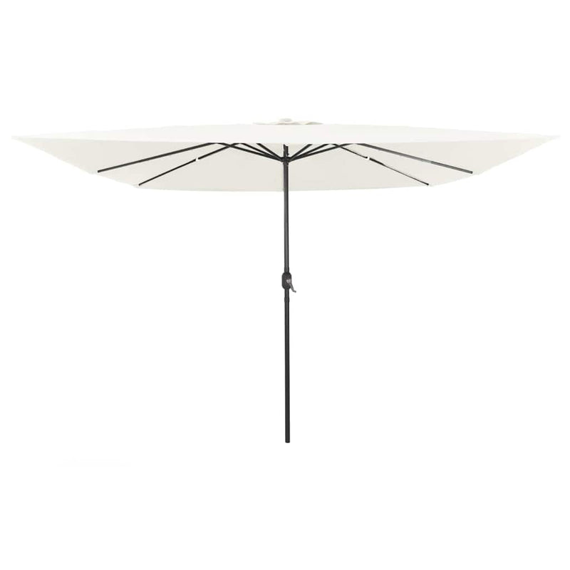 Load image into Gallery viewer, Vidaxl tuinparasol zand 295 x 295 x 245 cm polyester en staal
