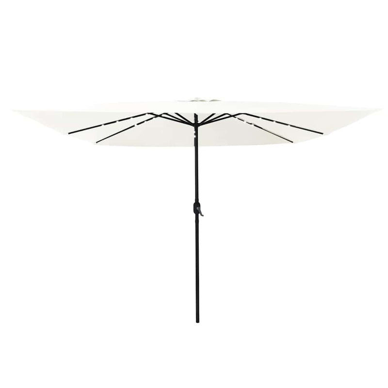 Load image into Gallery viewer, Vidaxl tuinparasol zand 295 x 295 x 245 cm polyester en staal

