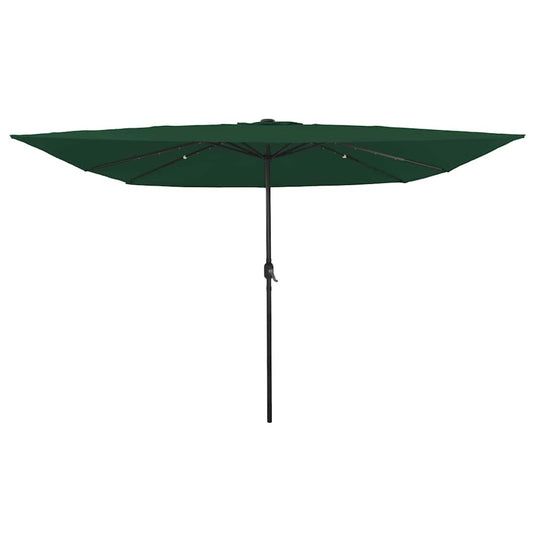 Vidaxl tuinparasol groen 295 x 295 x 245 cm polyester en staal