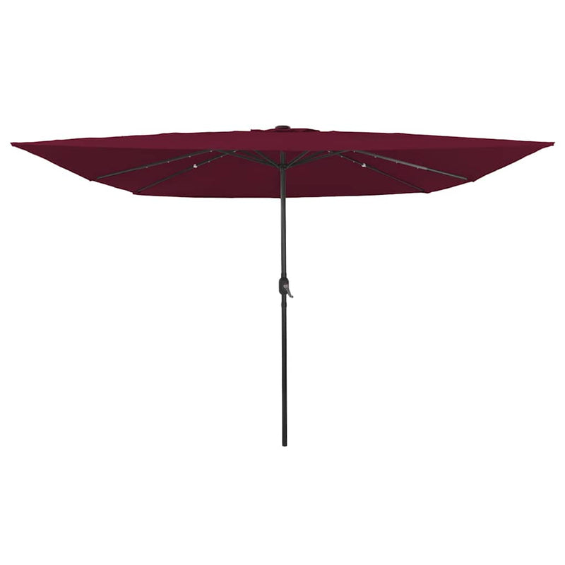 Load image into Gallery viewer, Vidaxl tuinparasol bordeaux rood 295 x 295 x 245 cm polyester en staal
