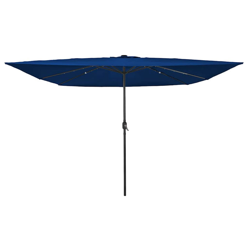 Load image into Gallery viewer, Vidaxl tuinparasol azurblauw 295 x 295 x 245 cm polyester en staal
