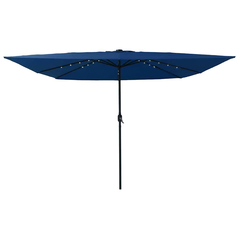 Load image into Gallery viewer, Vidaxl tuinparasol azurblauw 295 x 295 x 245 cm polyester en staal
