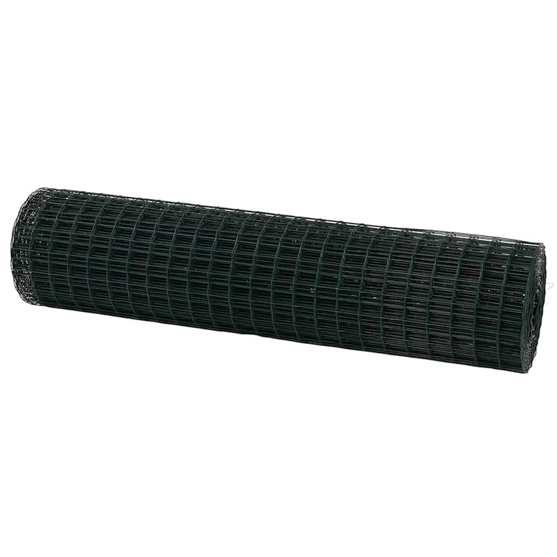 Load image into Gallery viewer, Vidaxl euro hek groen 1 x 10 m pvc-gecoat ijzer
