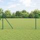 Vidaxl euro hek groen 1,4 x 10 m pvc-gecoat ijzer