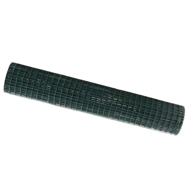 Vidaxl euro hek groen 1,5 x 10 m pvc-gecoat ijzer
