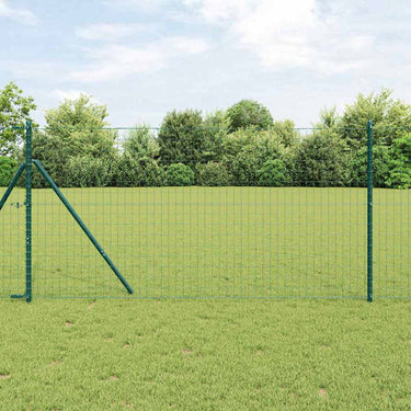 Vidaxl euro hek groen 1 x 10 m pvc-gecoat ijzer