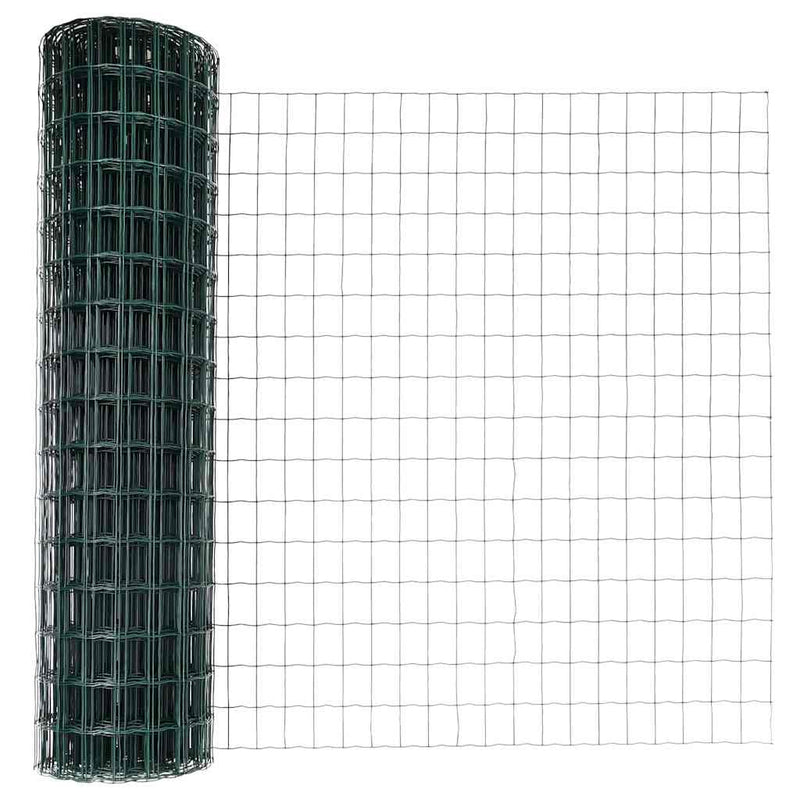 Load image into Gallery viewer, Vidaxl euro hek groen 1,4 x 10 m pvc-gecoat ijzer
