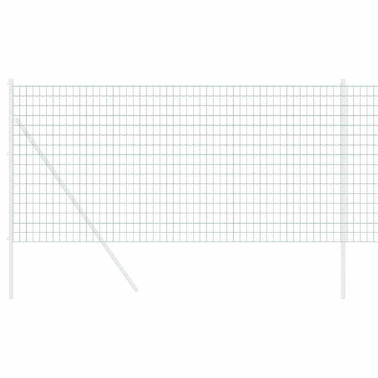 Vidaxl euro hek groen 1,4 x 10 m pvc-gecoat ijzer