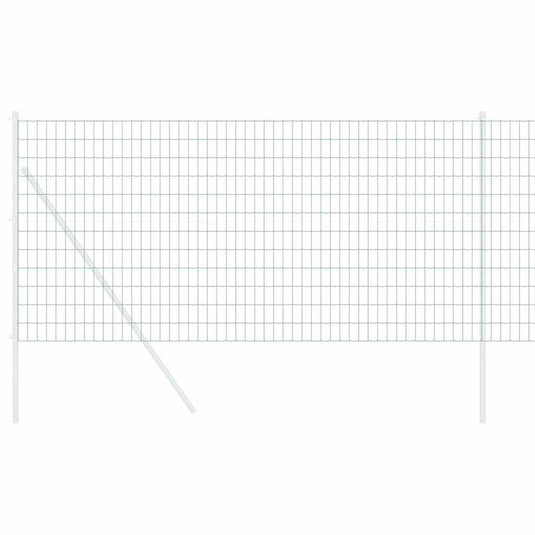 Vidaxl euro hek groen 1,4 x 10 m pvc-gecoat ijzer