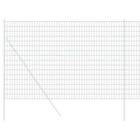 Vidaxl euro hek groen 1,6 x 10 m pvc-gecoat ijzer