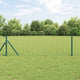 Vidaxl euro hek groen 0,4 x 10 m pvc-gecoat ijzer