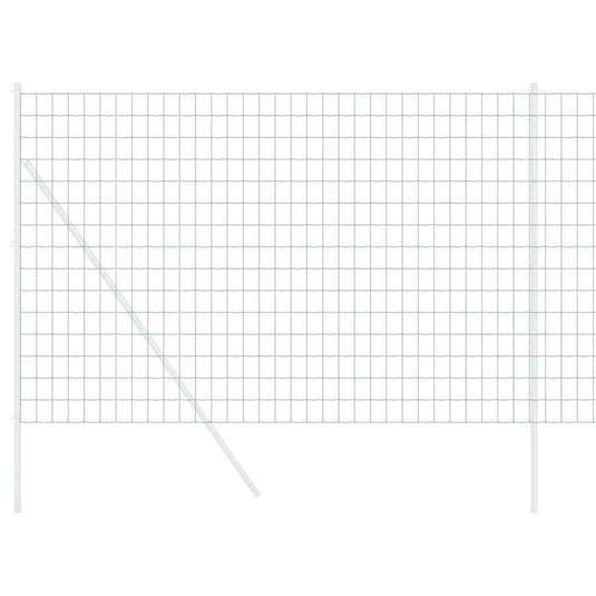Vidaxl euro hek groen 1,5 x 10 m pvc-gecoat ijzer