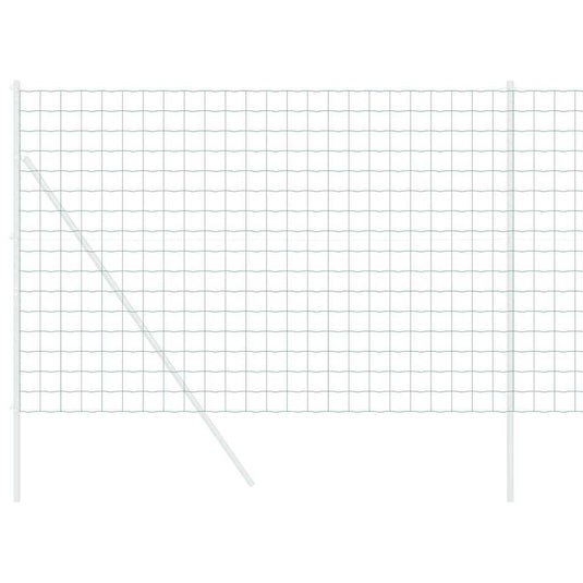 Vidaxl euro hek groen 1.6 x 10m pvc-gecoat ijzer