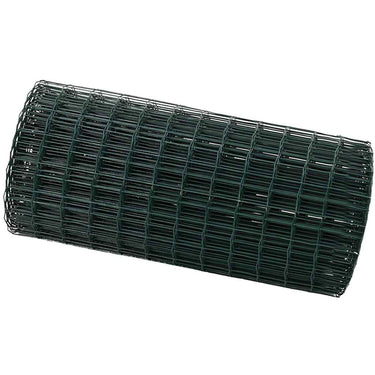 Vidaxl euro hek groen 0.8 x 25 m pvc-gecoat ijzer