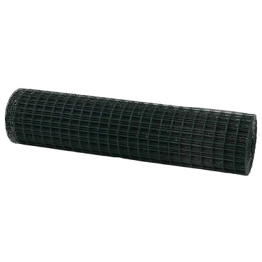 Vidaxl euro hek groen 1 x 25 m pvc-gecoat ijzer