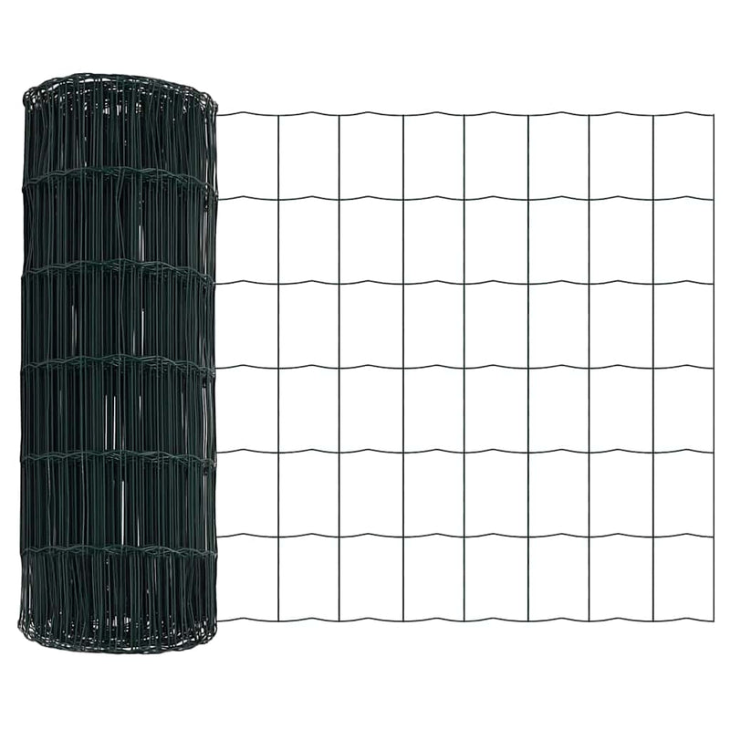 Load image into Gallery viewer, Vidaxl euro hek groen 0,8 x 25 m pvc-gecoat ijzer
