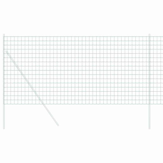 Vidaxl euro hek groen 0,6 x 25 m pvc-gecoat ijzer