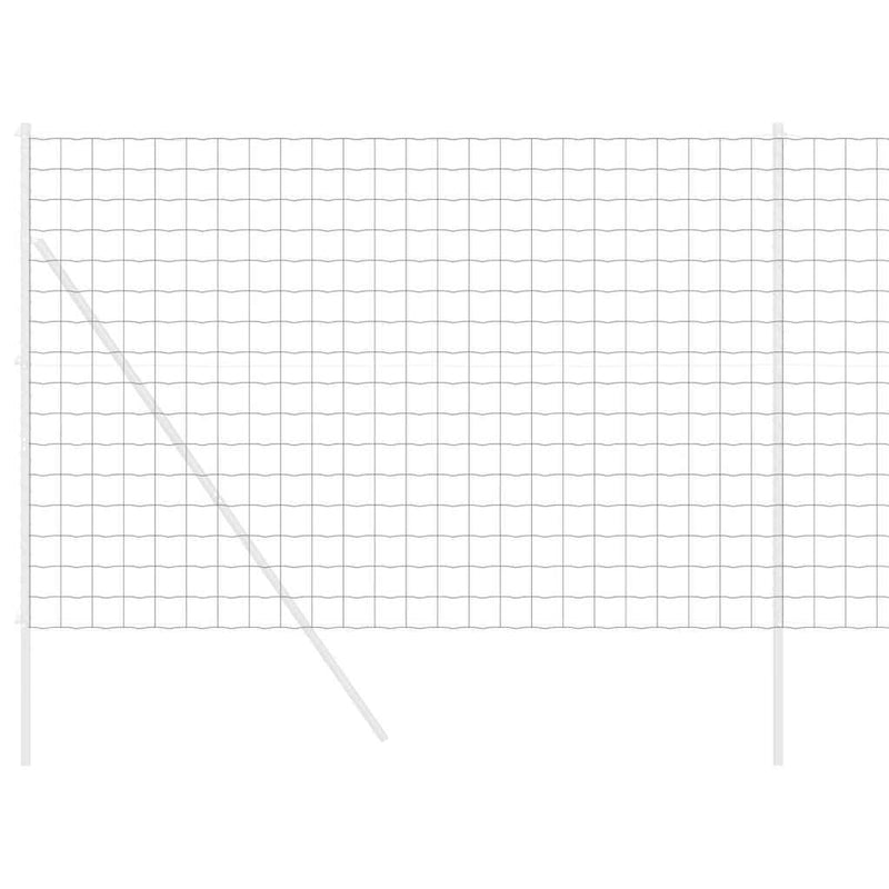 Load image into Gallery viewer, Vidaxl euro hek grijs 1,6 x 10 m pvc-gecoat ijzer
