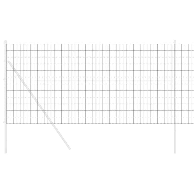 Load image into Gallery viewer, Vidaxl euro hek grijs 1 x 25 m pvc-gecoat ijzer
