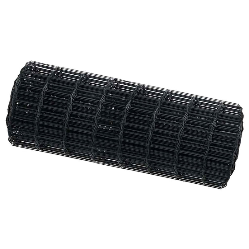 Load image into Gallery viewer, Vidaxl euro hek grijs 0,8 x 25 m pvc-gecoat ijzer

