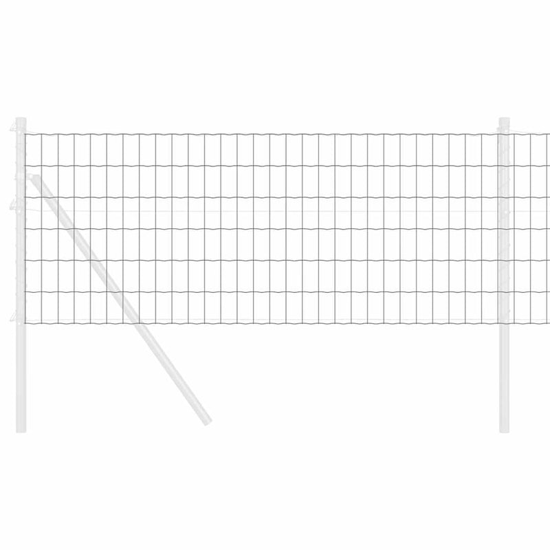 Load image into Gallery viewer, Vidaxl euro hek grijs 0,4 x 50 m pvc-gecoat ijzer
