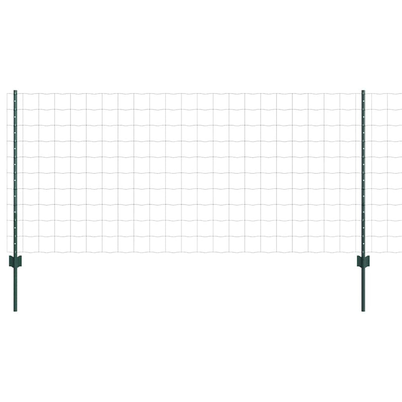 Load image into Gallery viewer, Vidaxl hek met paal groen 1 x 25 m staal
