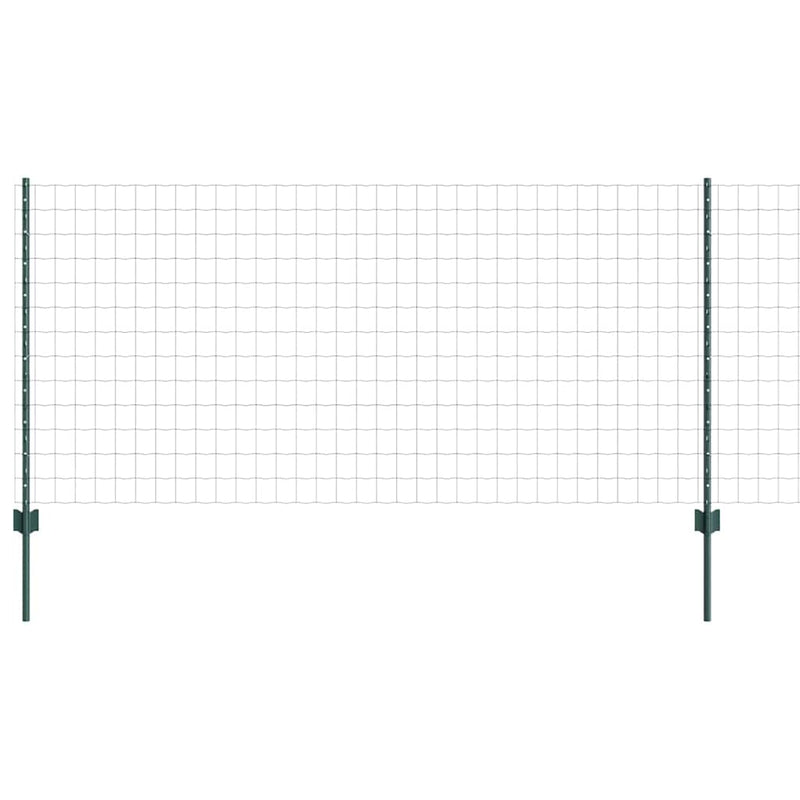 Load image into Gallery viewer, Vidaxl hek met paal groen 1 x 10 m staal
