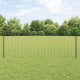 Vidaxl hek met paal grijs 0,8 x 25 m staal