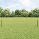 Vidaxl hek met paal grijs 0,4 x 10 m staal en pvc