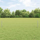 Vidaxl hek met paal zilver 0,4 x 10 m staal
