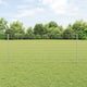 Vidaxl hek met paal zilver 1 x 25 m staal