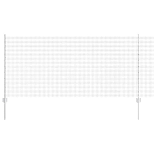 Vidaxl hek met paal zilver 1 x 10 m staal