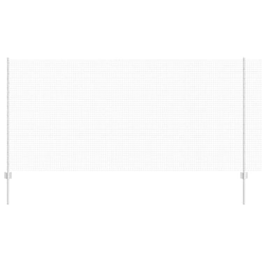 Vidaxl hek met paal zilver 1,2 x 10 m staal