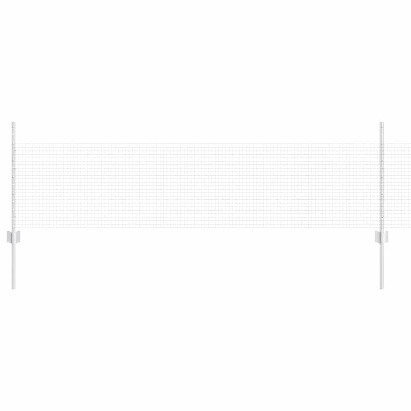 Load image into Gallery viewer, Vidaxl hek met paal zilver 0,5 x 25 m staal
