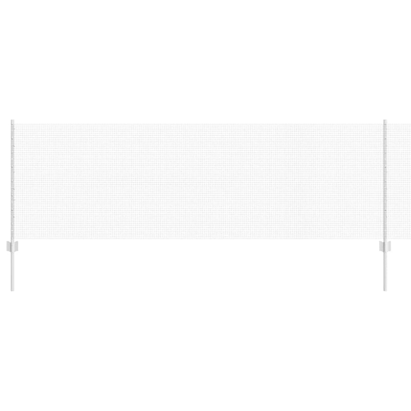 Load image into Gallery viewer, Vidaxl hek met paal zilver 0,8 x 25 m staal
