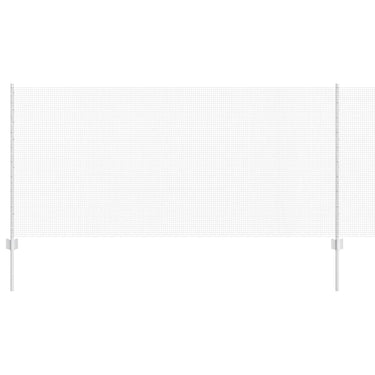 Vidaxl hek met paal zilver 1 x 25 m staal