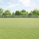Vidaxl hek met paal zilver 1 x 25 m staal